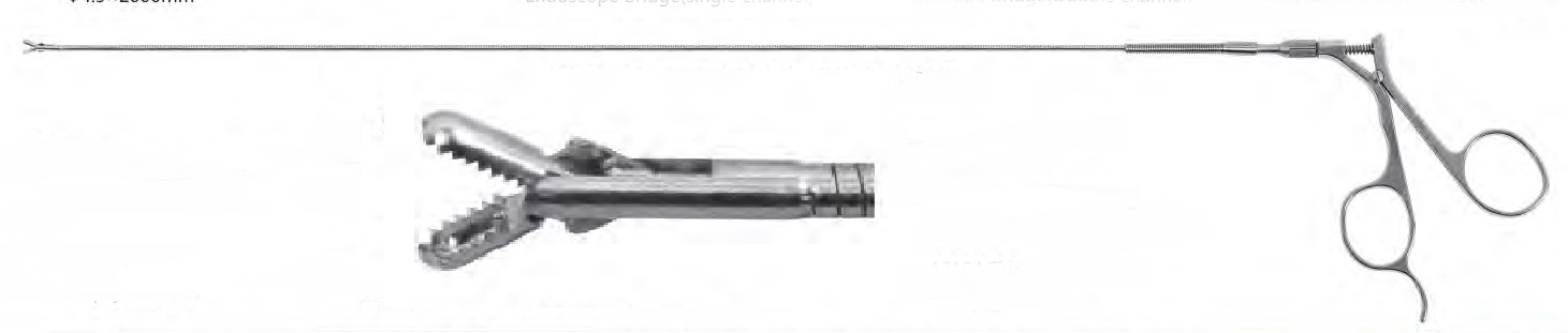 Затискач-щипці для сторонніх тіл, гнучкий, діаметр 7Fr, довжина 395 мм, розбірні TianSong A2102